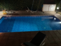 Pool at night